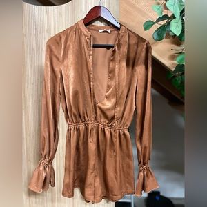 Tularosa Serenity Romper in Bronze XS used